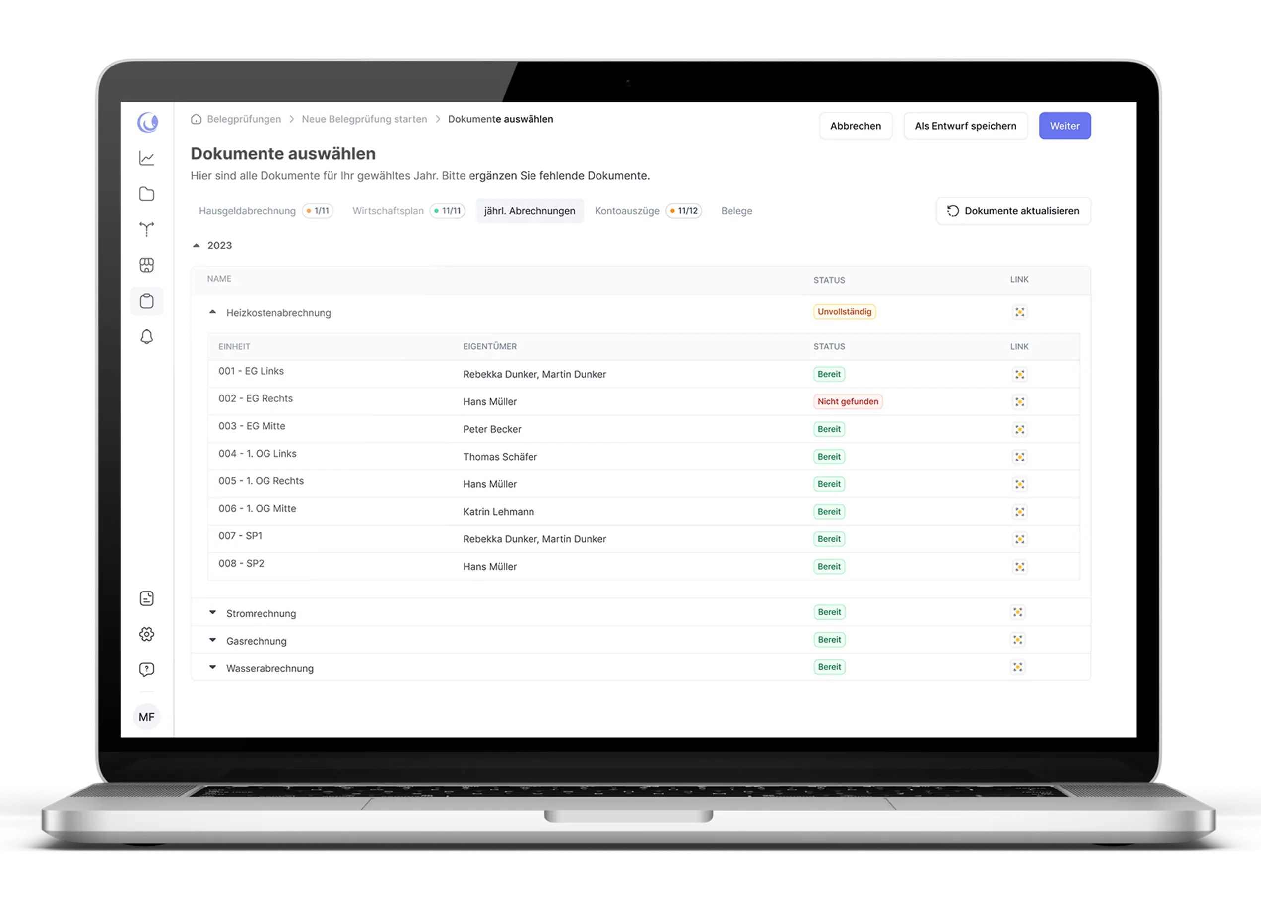 Laptop with Octo platform screnshot